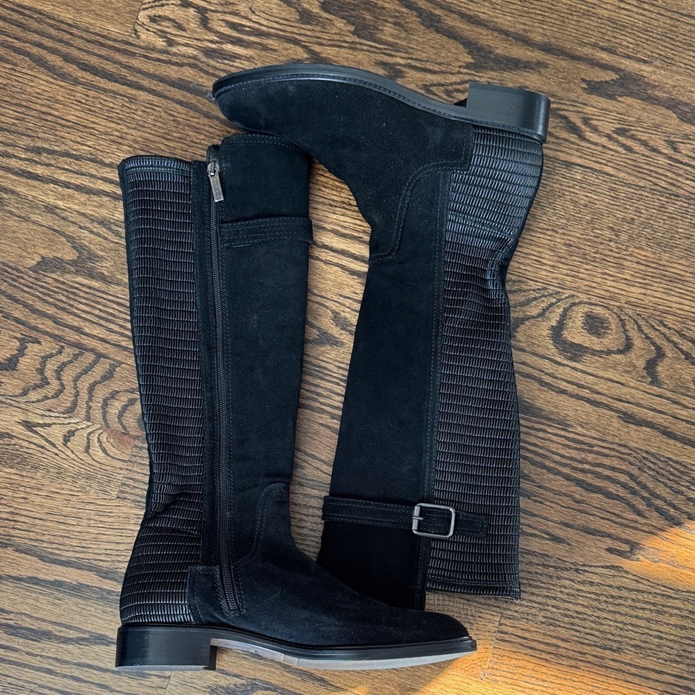 New without tags Aquatalia Black Knee High Boots size 9